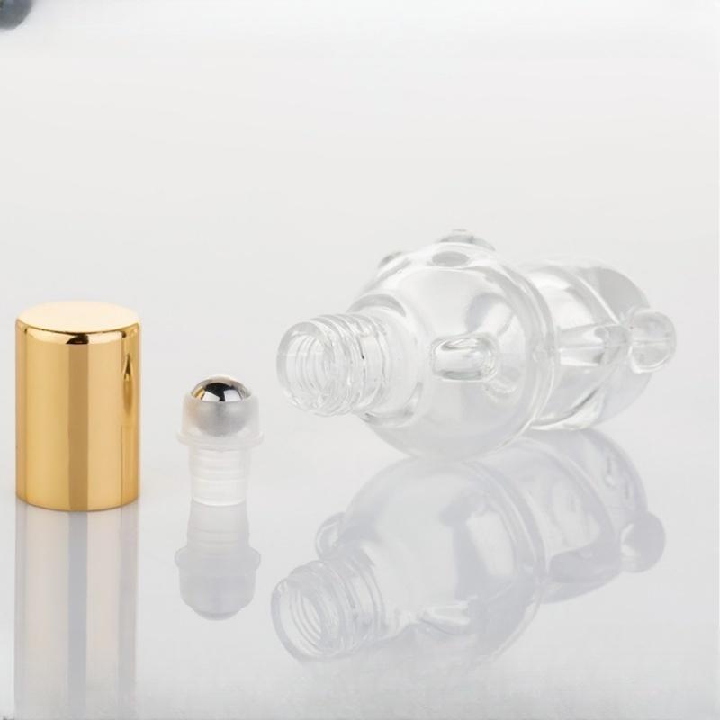 에센셜 오일 유리 병 빈 분명 곰 모양의 철강 롤러 볼 - On Perfume & Fragrance Kota Bogor 리뷰 및 가격