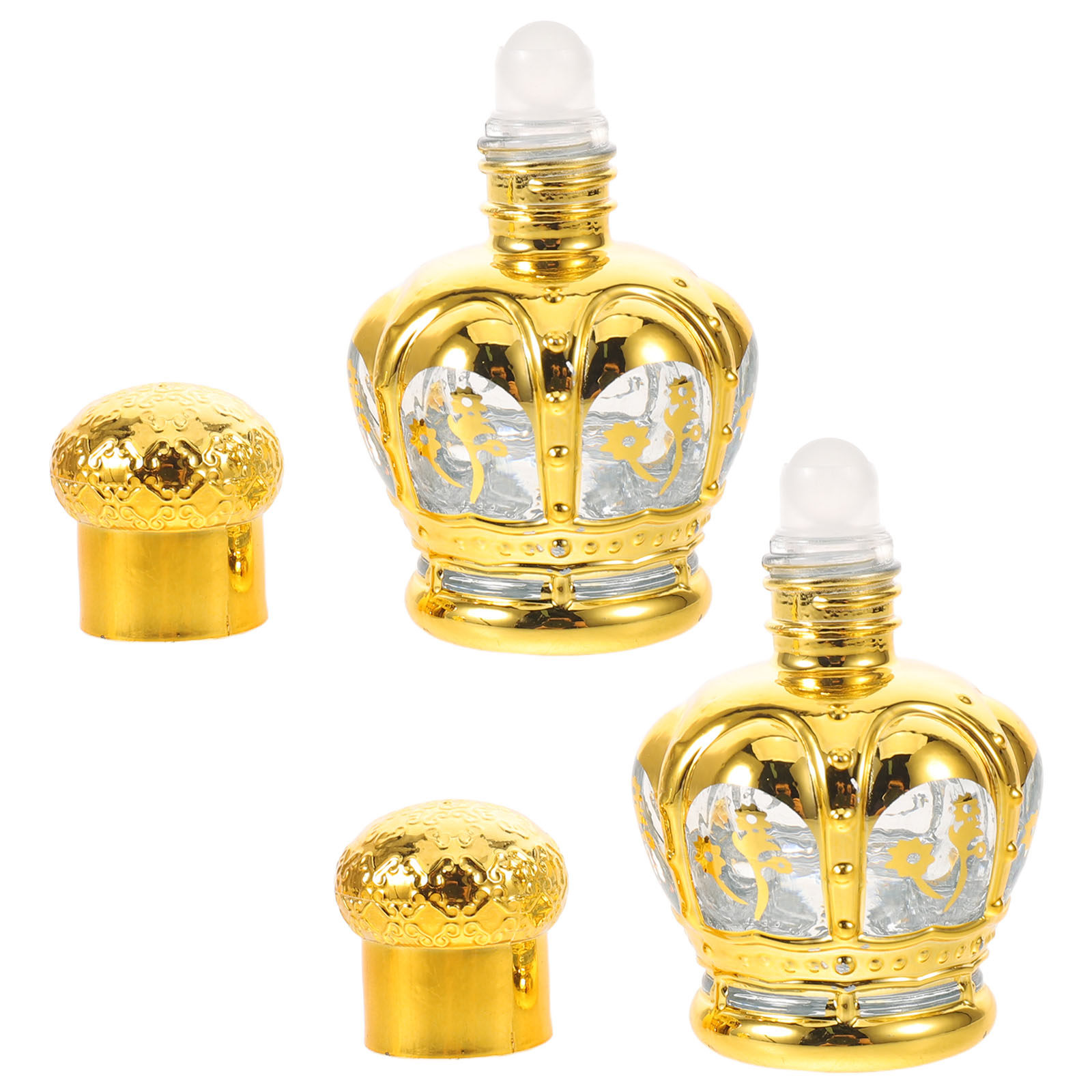 2Pcs 12Ml 투명 유리 롤온 병 에센셜 오일 향수 - On Perfume & Fragrance Kota Bogor 리뷰 및 가격
